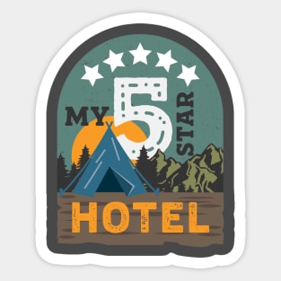 My 5 star hotel Sticker